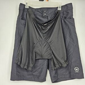 Canari Cycling Shorts Mens Large And Padded Gel Seat Liner Brief Bicycle Spandex